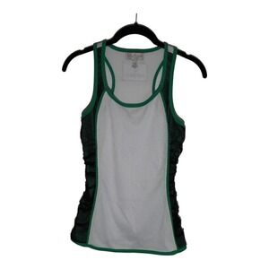 Vintage YTK Retro Baby Phat Racerback Jersey Green and White Medium EUC